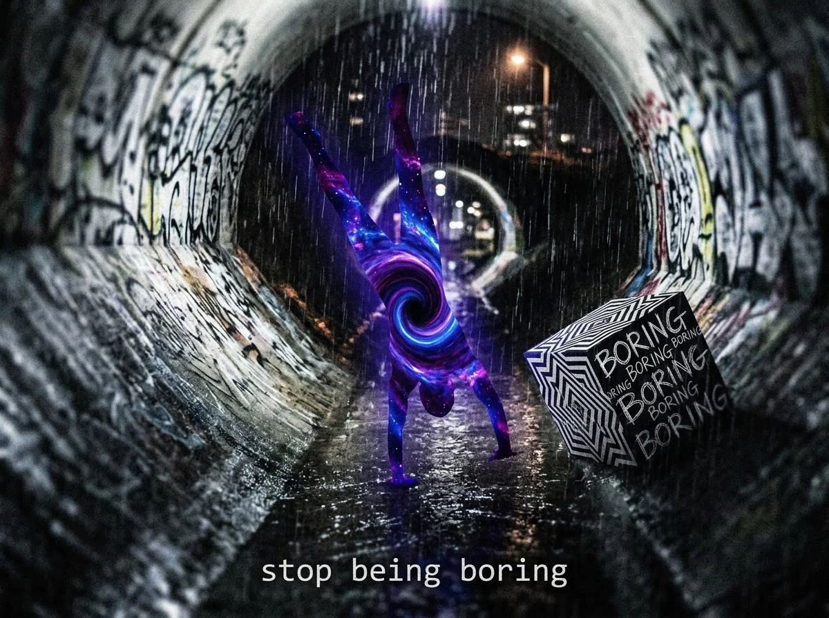 Stop being boring picture 1 of 1