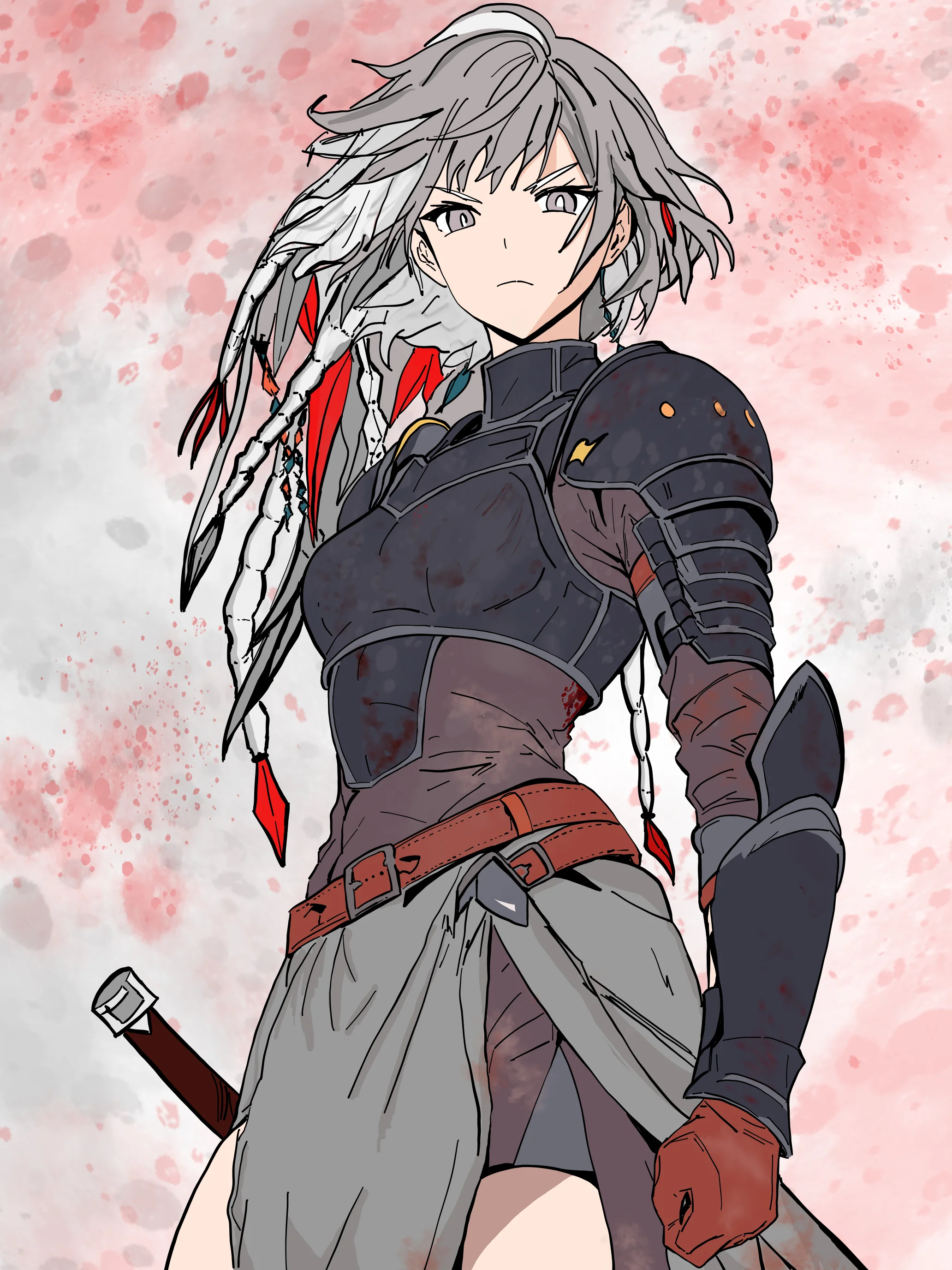 OC hand-drawing and AI picture 2 of 3