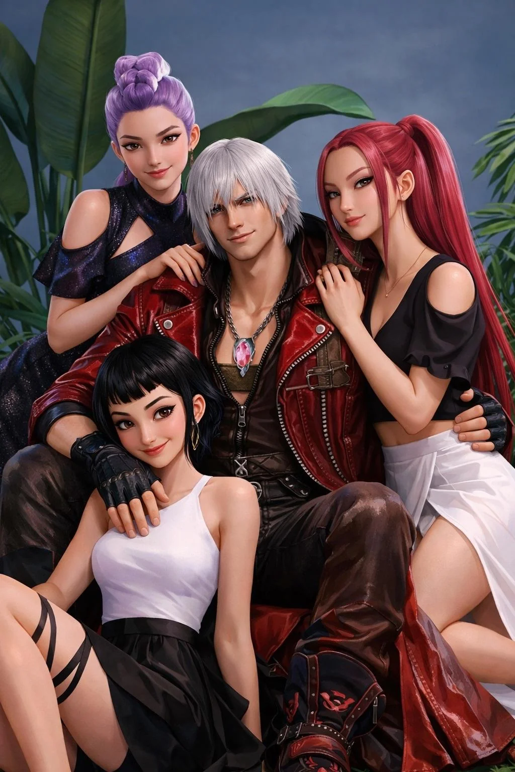 Dante and Huntrix have a photoshoot together picture 1 of 2