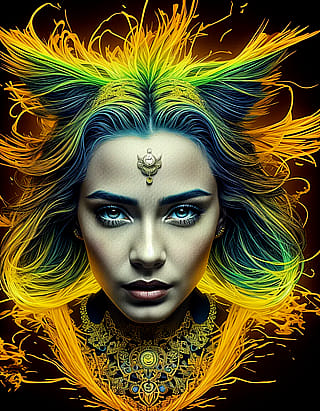 Art created by me using AI'