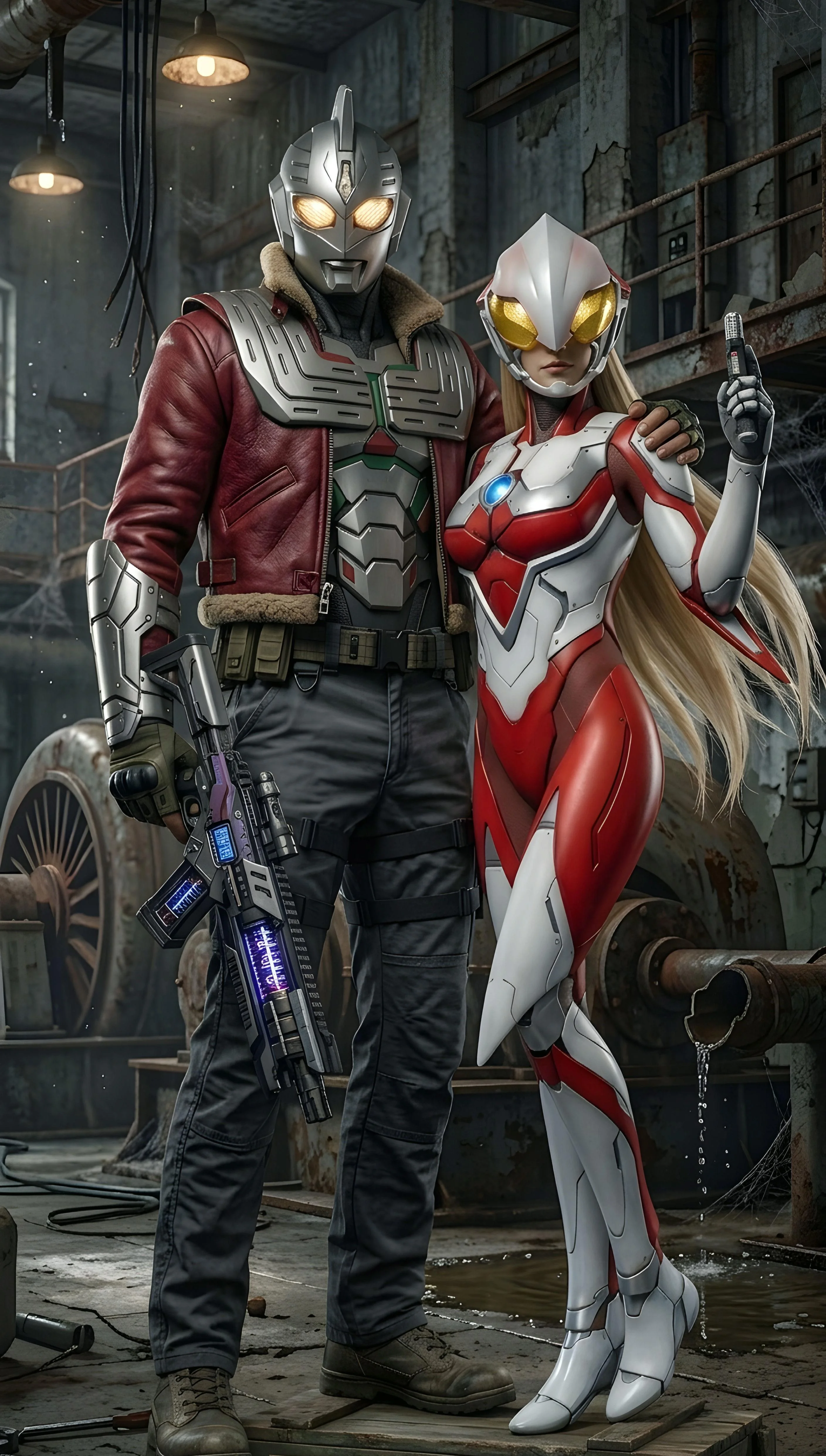 [ ウルトラマン / ウルトラウーマン / ウルトラセブン / オリトラマン / オリトラウーマン ] Neo Genesis: Ultraman and UltraSeven, an alternate universe where the original Ultraman were bonded and hosted by different human.[ Ultraman / Ultrawoman /Oritraman / Oritrawoman / UltramanOC / UltrawomanOC / Oritra / UltraOC ] picture 5 of 10