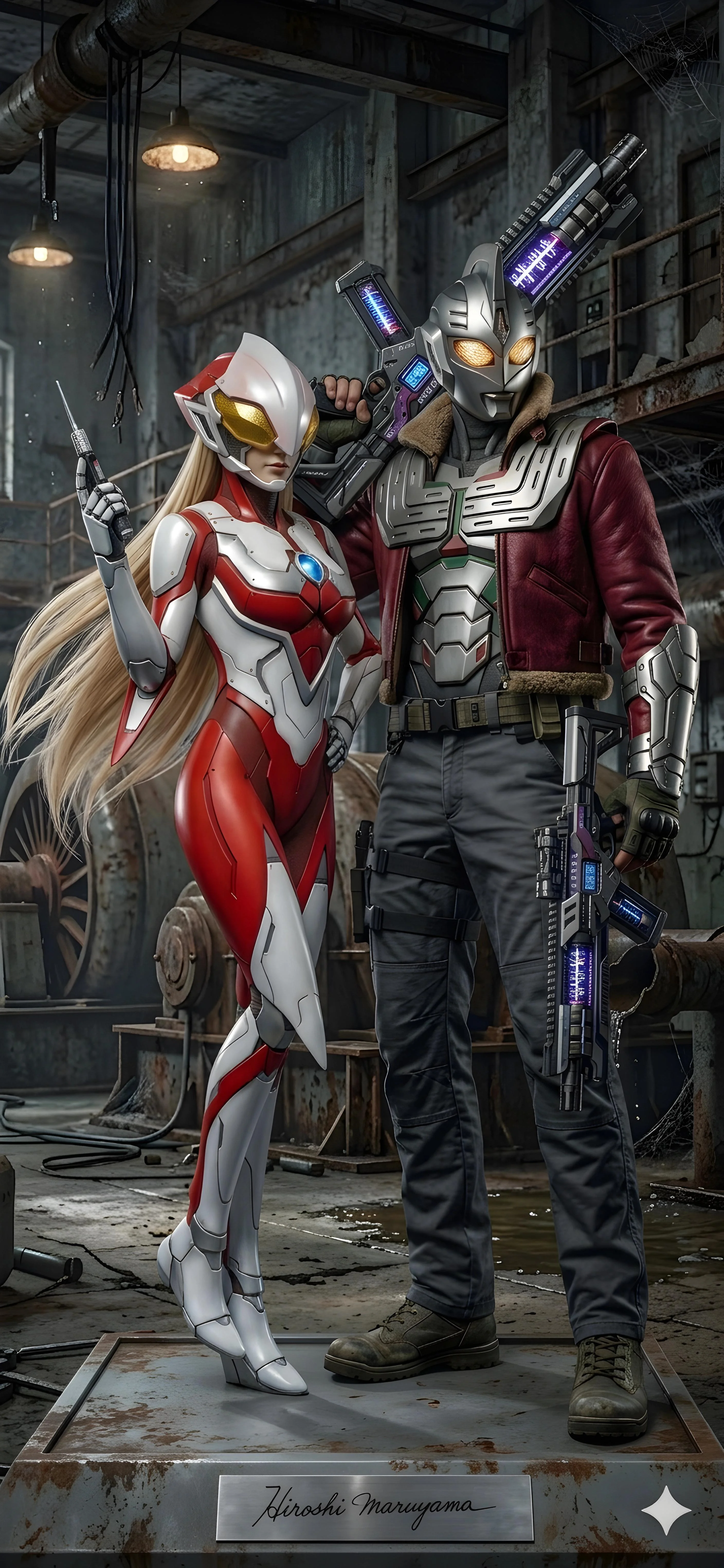 [ ウルトラマン / ウルトラウーマン / ウルトラセブン / オリトラマン / オリトラウーマン ] Neo Genesis: Ultraman and UltraSeven, an alternate universe where the original Ultraman were bonded and hosted by different human.[ Ultraman / Ultrawoman /Oritraman / Oritrawoman / UltramanOC / UltrawomanOC / Oritra / UltraOC ] picture 7 of 10