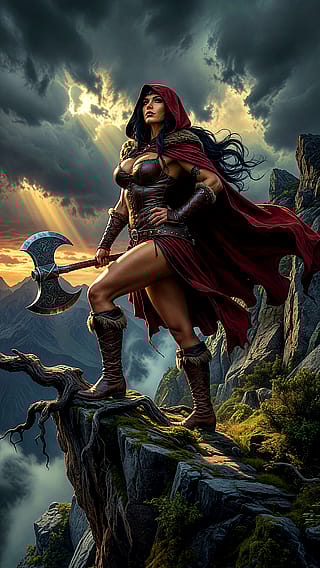 Xena / Little Red Riding Hood crossover you never knew you needed.'