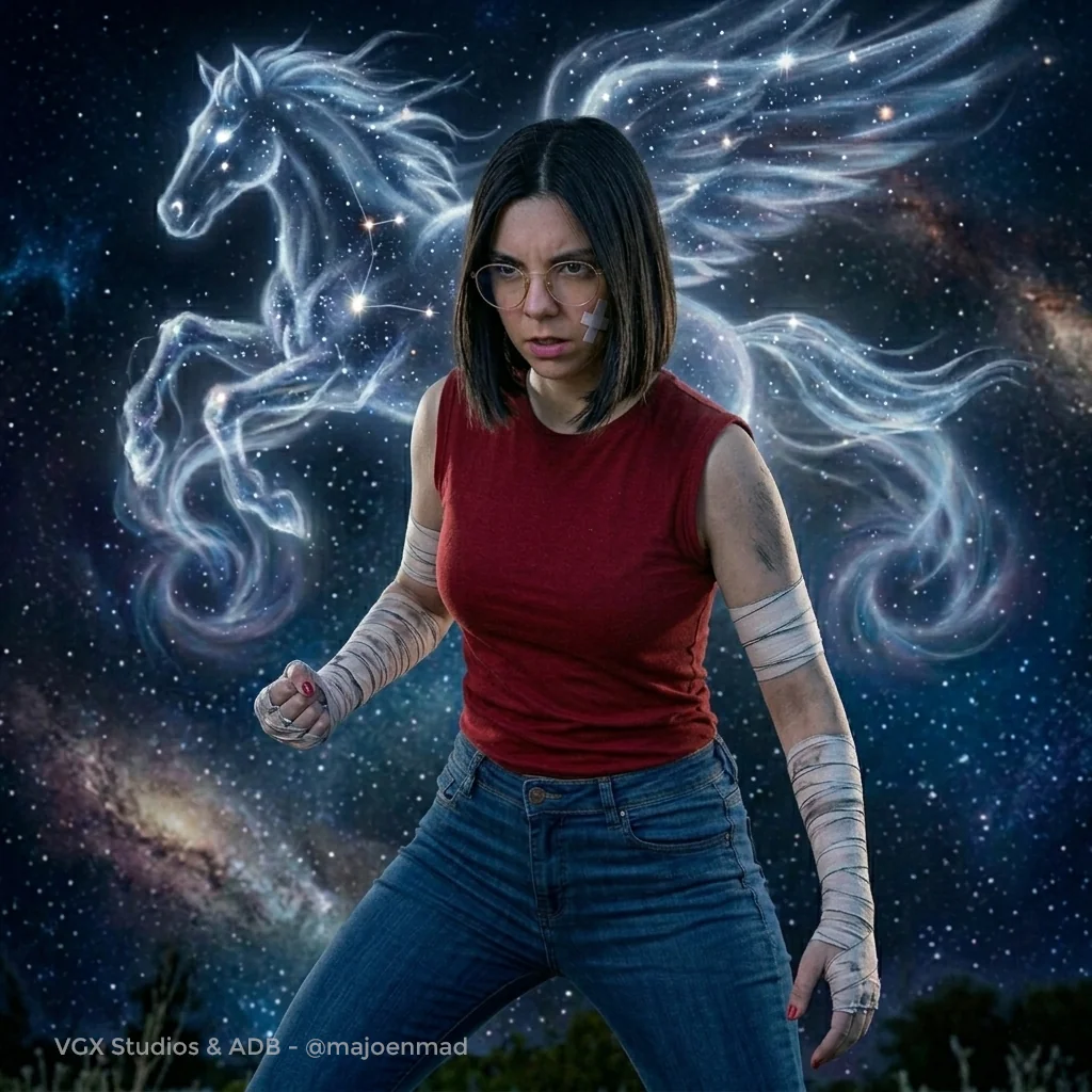 I'm Majo and this is my first Saint Seiya AI Cosplay -- Soy Majo y este es mi primer Cosplay de Saint Seiya con IA picture 5 of 7