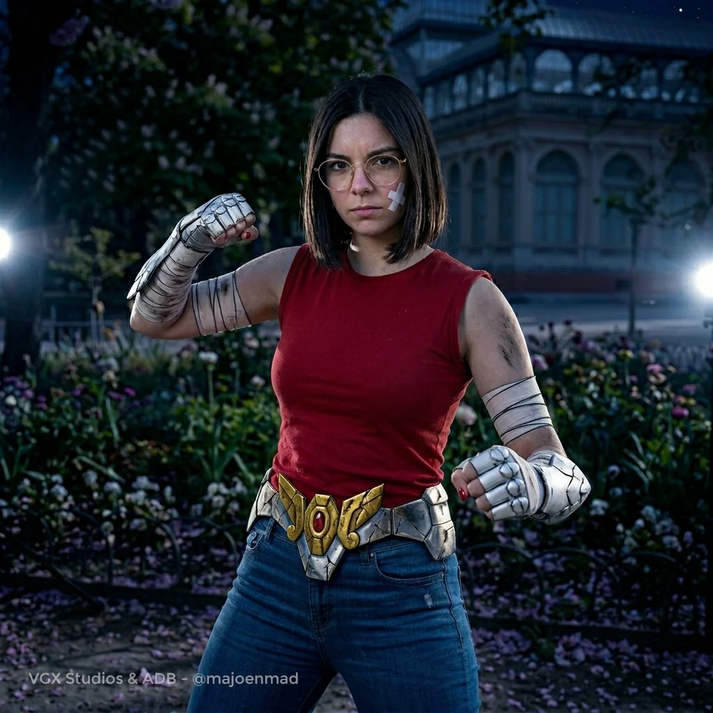 I'm Majo and this is my first Saint Seiya AI Cosplay -- Soy Majo y este es mi primer Cosplay de Saint Seiya con IA picture 6 of 7