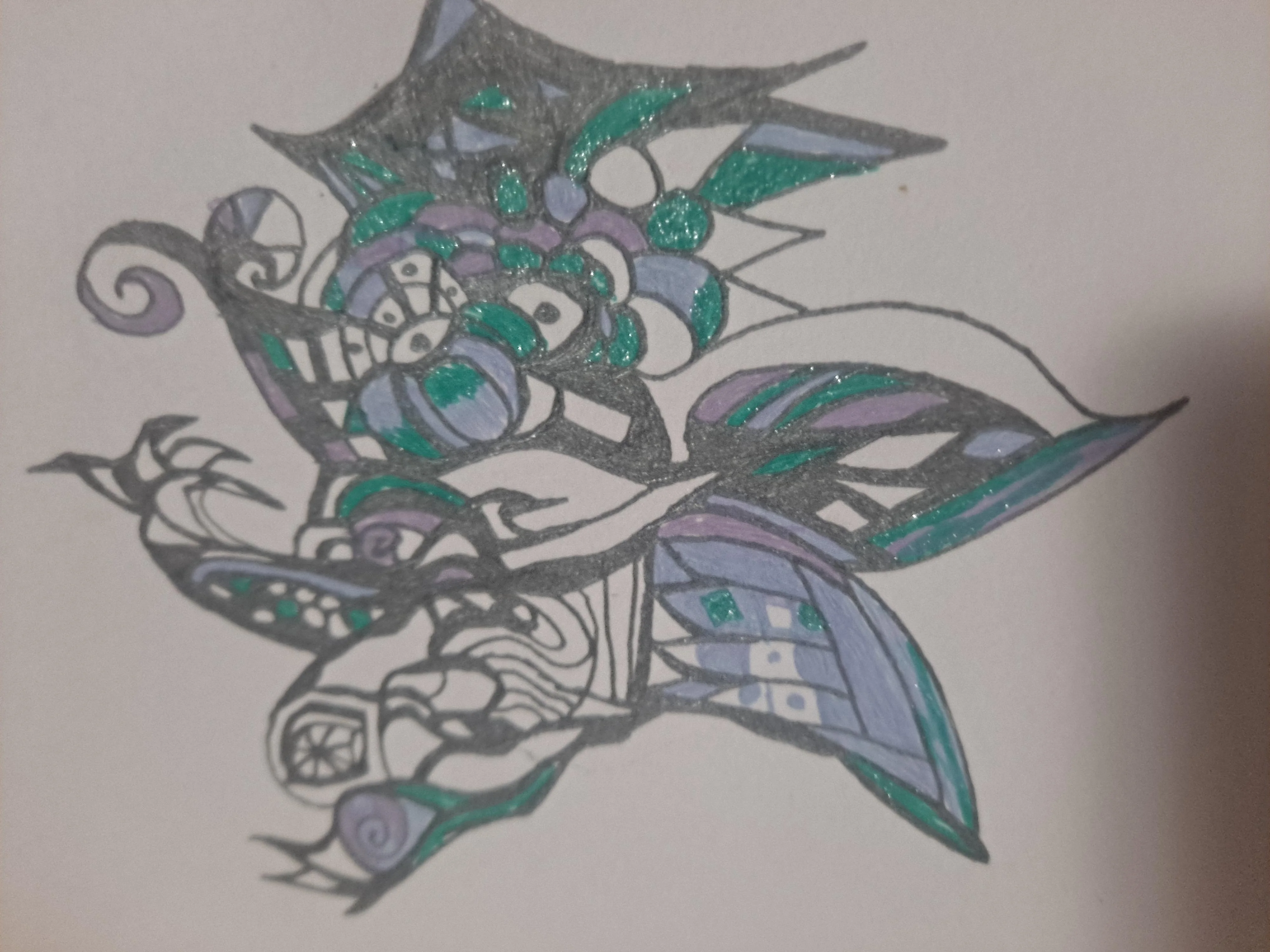 Sinya the Lake Seal from Baikal + her spirit sidekick (my hybrid color chaos creature — hand-edited + AI) picture 2 of 3