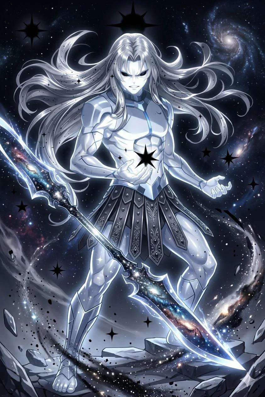 A redeemed god in a book im writing. Yes, he is that holy now. So pure :P picture 1 of 1