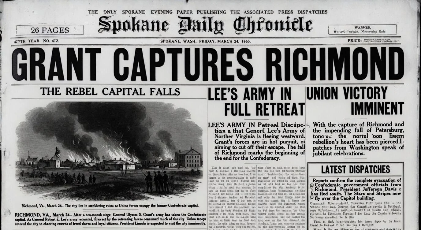 A short story told in newspapers if George B. McClellan won the 1864 election (not meant to be historically accurate) picture 3 of 6