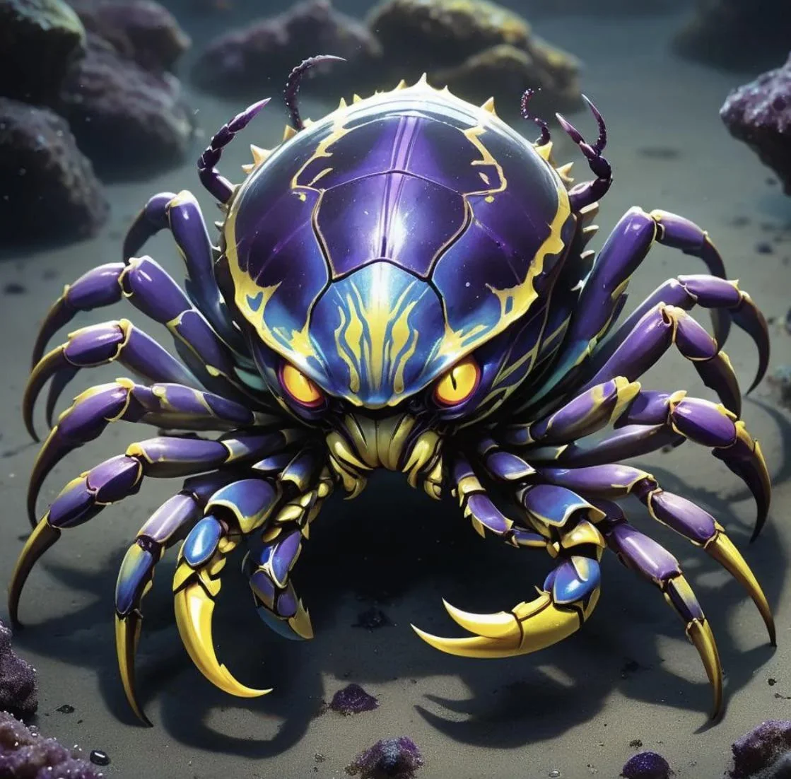 Purple alien crab picture 1 of 1