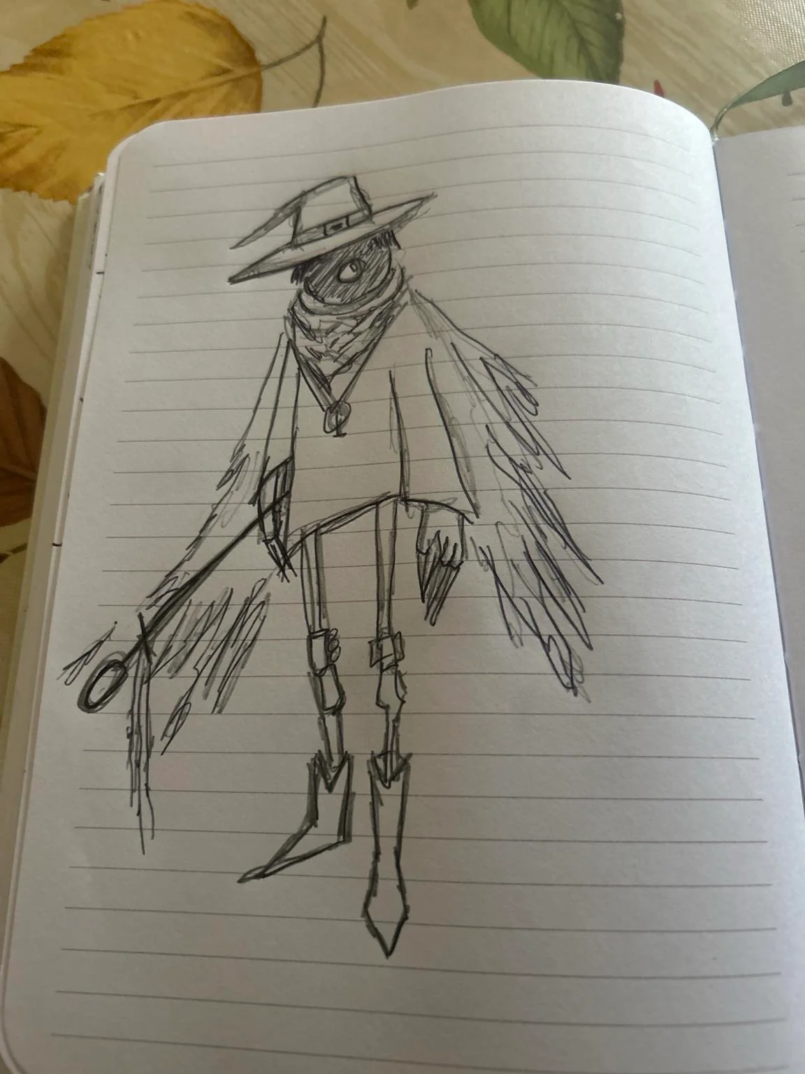 Asked chat to upgrade my doodle picture 1 of 2