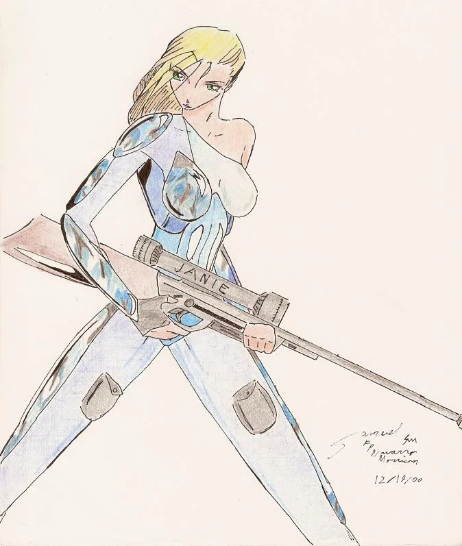 I had ChatGPT upgrade some drawings I did when I was young picture 4 of 4