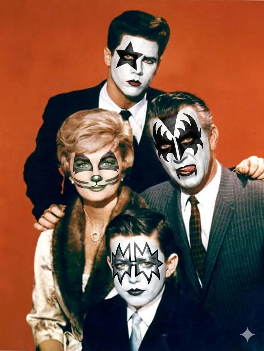 Leave it to Beaver with Kiss makeup picture 1 of 1