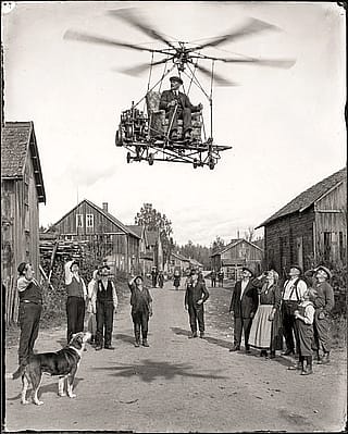 1920s Helicopter'