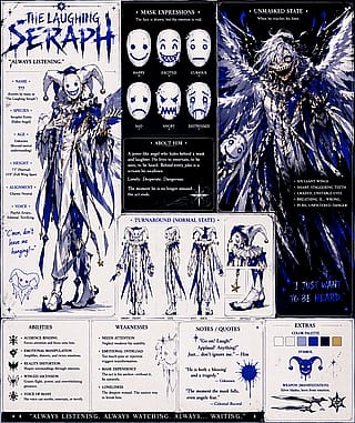 Ran OCs through ChatGPT, and it made character sheets.'