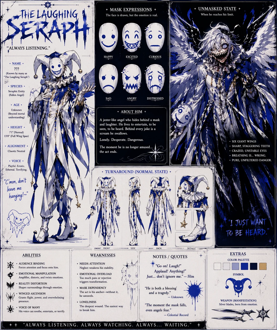 Ran OCs through ChatGPT, and it made character sheets. picture 1 of 2