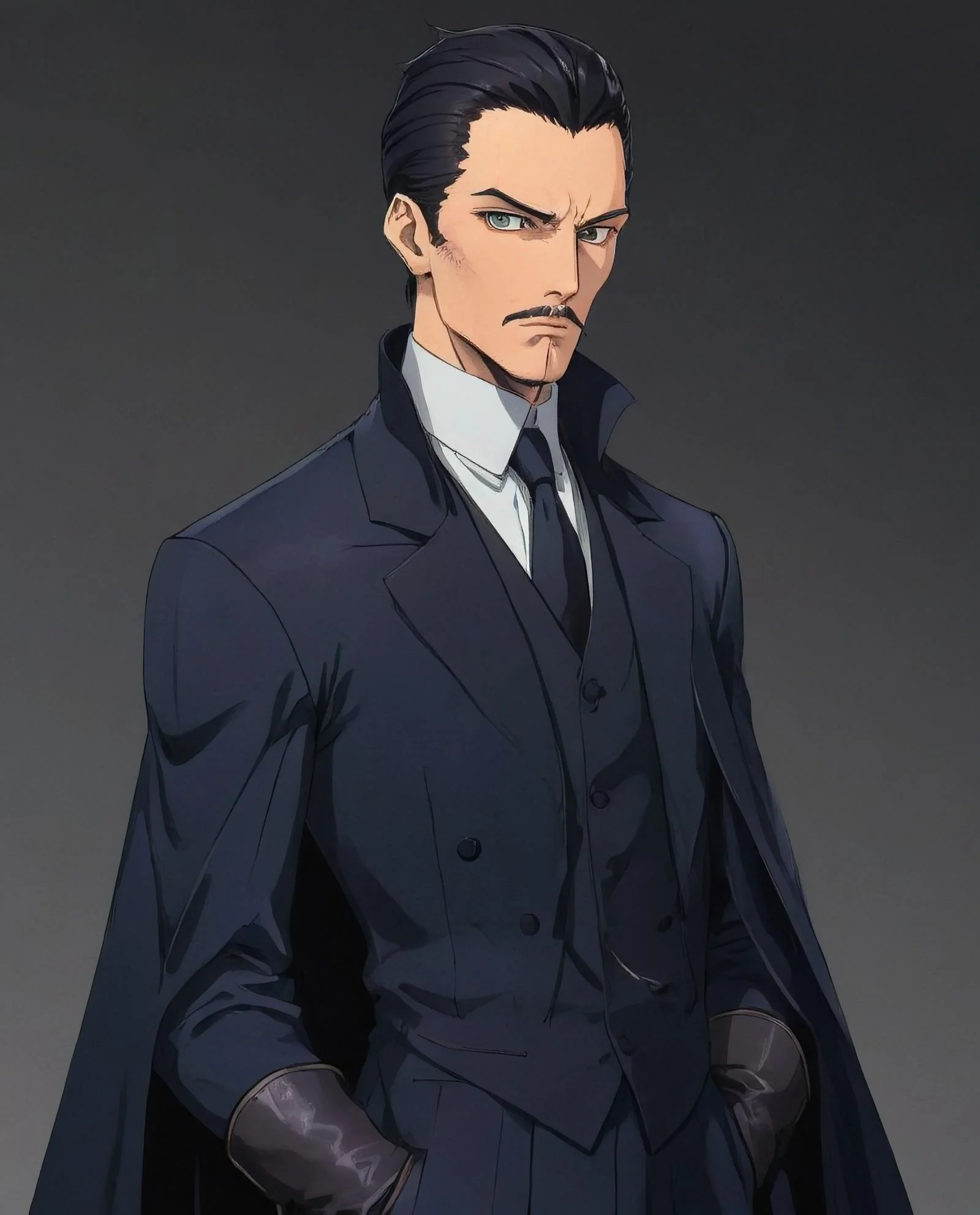 The Green Hornet Villain known as The Claw. As described by Artificial Intelligence/AI art. picture 7 of 13