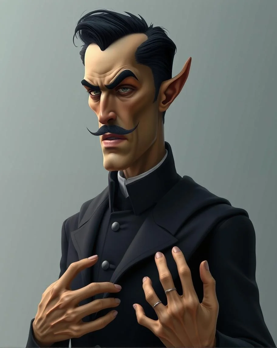 The Green Hornet Villain known as The Claw. As described by Artificial Intelligence/AI art. picture 11 of 13