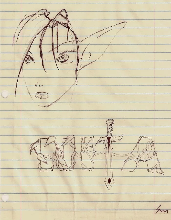 Here are another couple of my old drawings I had ChatGPT render to photos picture 2 of 4