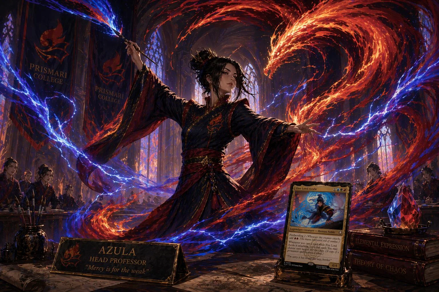 Generated a mtg Azula for a playmat picture 1 of 1