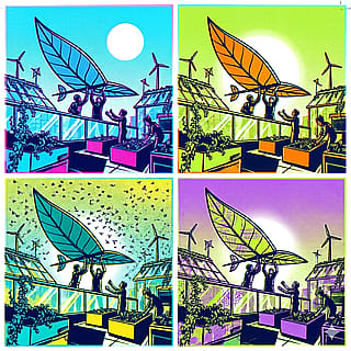 Sun Chorus, Four Plates'