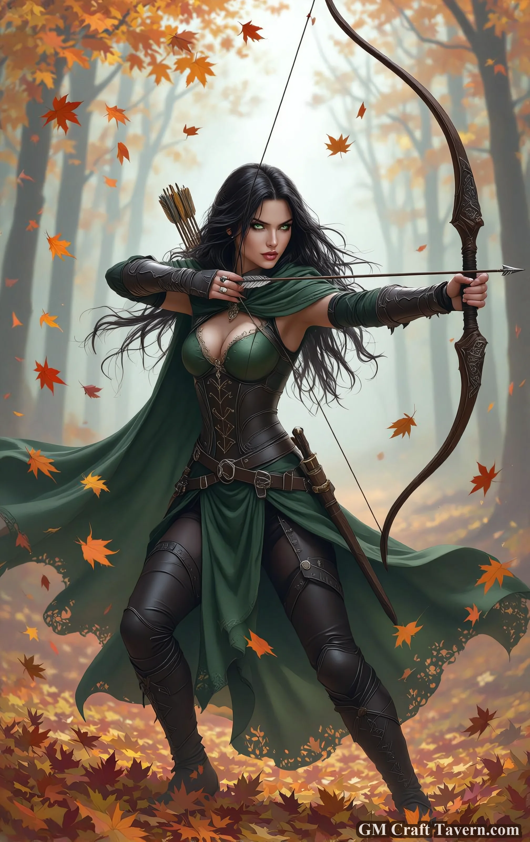 Arrows Fly Through Autumn Leaves picture 1 of 1