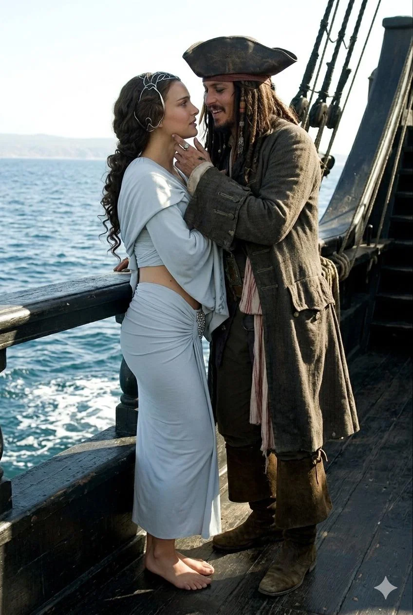 Curiosity - Captain Jack Sparrow and Padmé Amidala picture 1 of 1