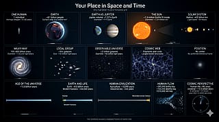 "Your Place in Space and Time - Infographic"'