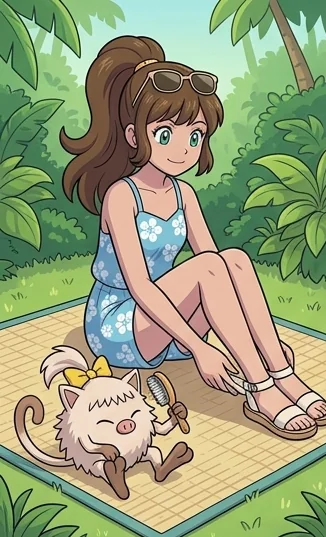 Some renders of Skye and some of her Pokemon picture 1 of 8