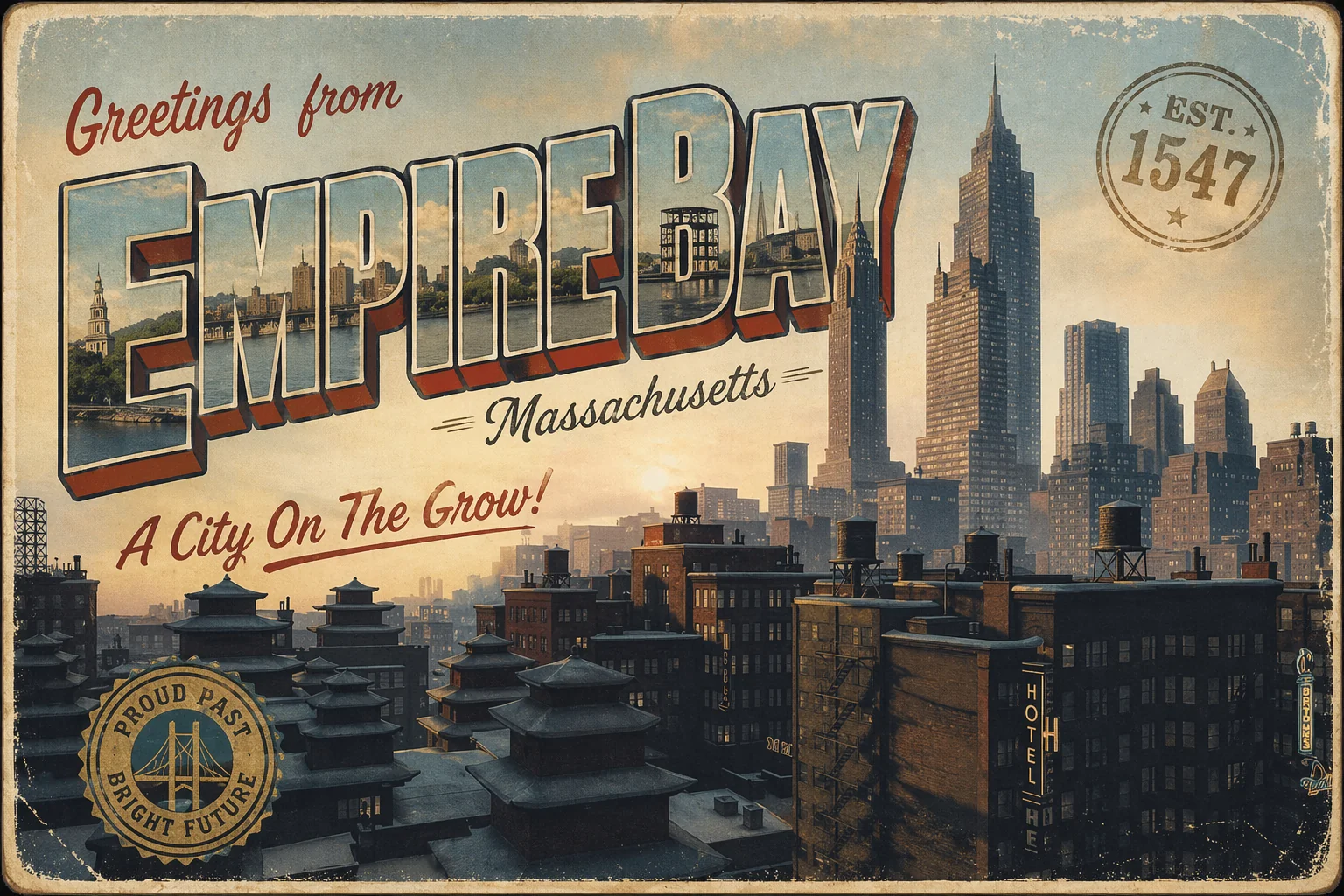 Postcards of Fictional Cities (parody/fanart) picture 2 of 4