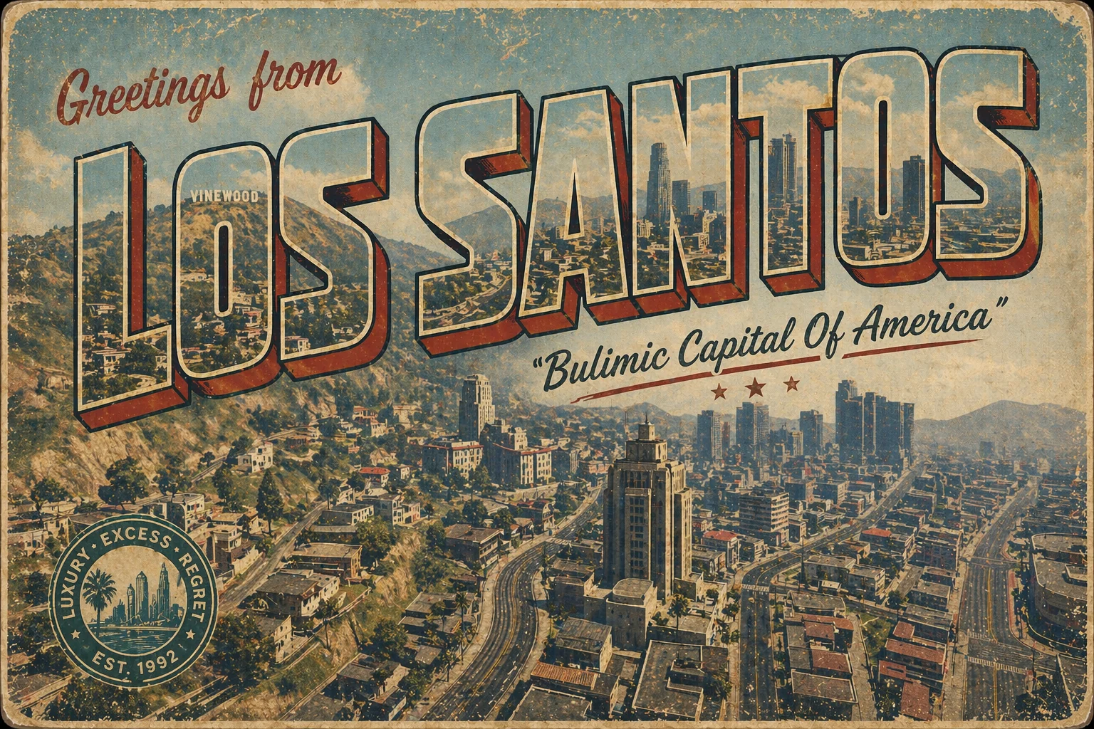 Postcards of Fictional Cities (parody/fanart) picture 3 of 4