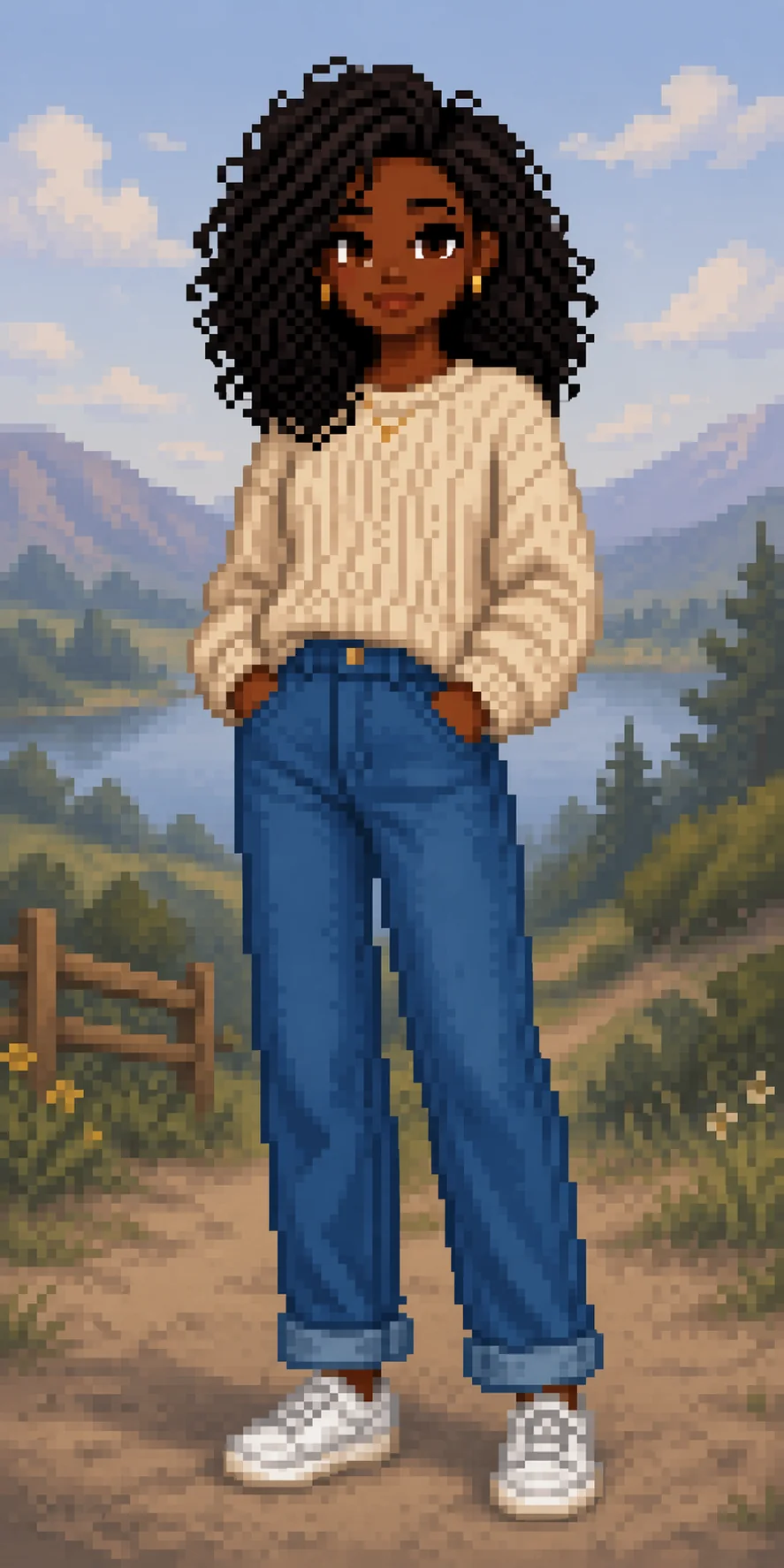 Pixilated portrait picture 1 of 1