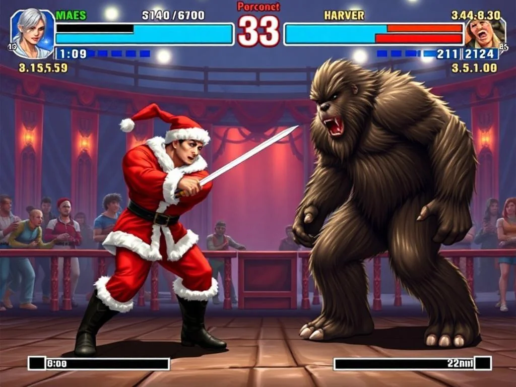 BIG FOOT vs Santa picture 1 of 18