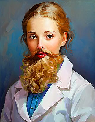 Wisdom in a Lab Coat #7'