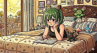 Telling your diary about that one annoying boy in middle school'