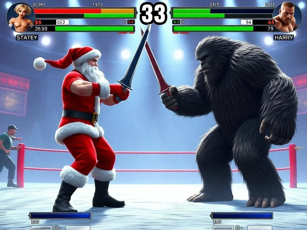 BIG FOOT vs Santa picture 5 of 18