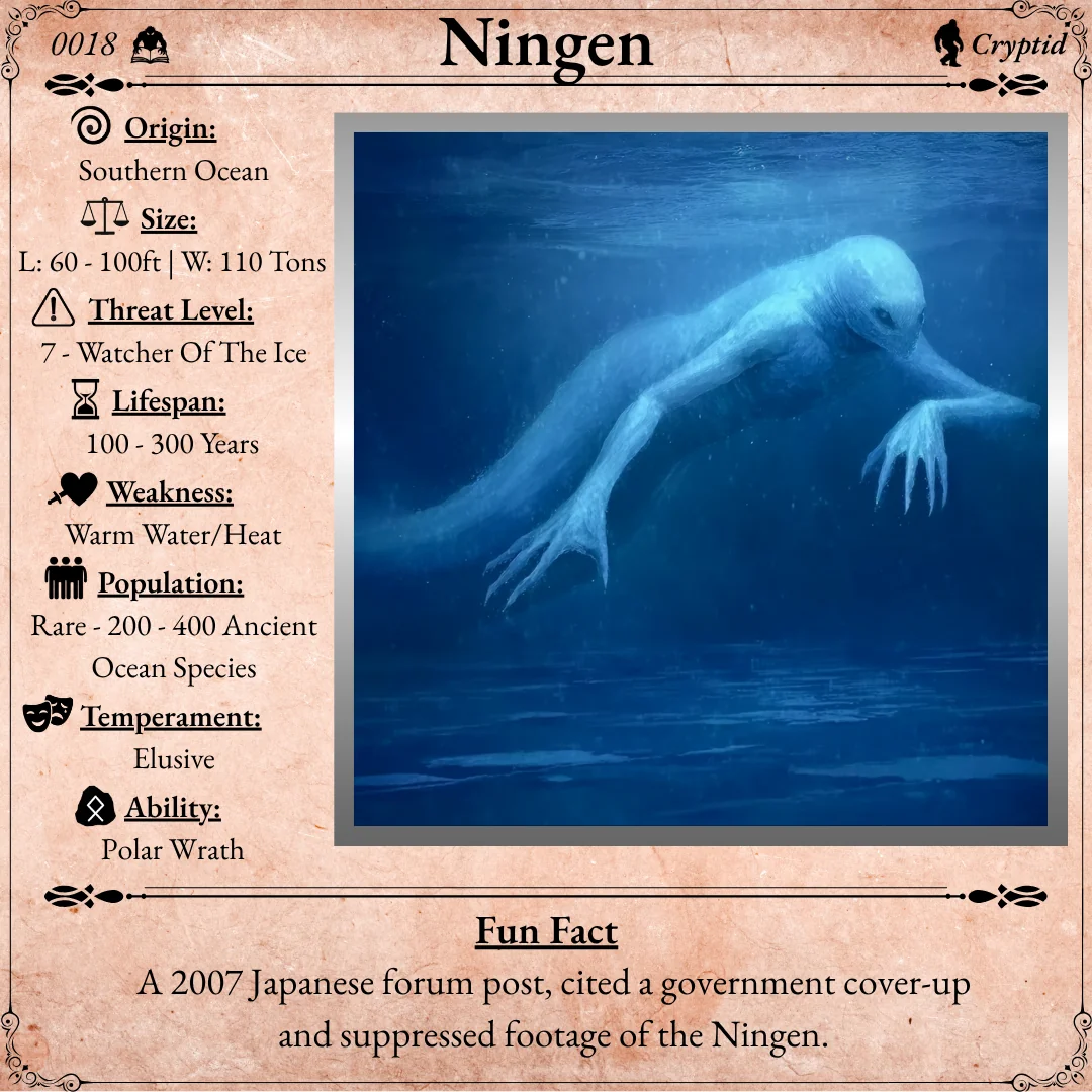 Lost Archive Of Cryptids.... picture 2 of 7