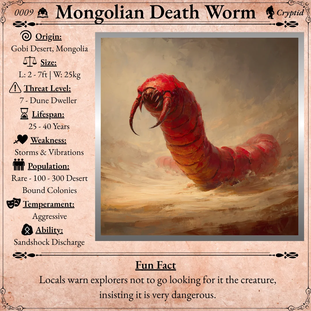 Lost Archive Of Cryptids.... picture 5 of 7