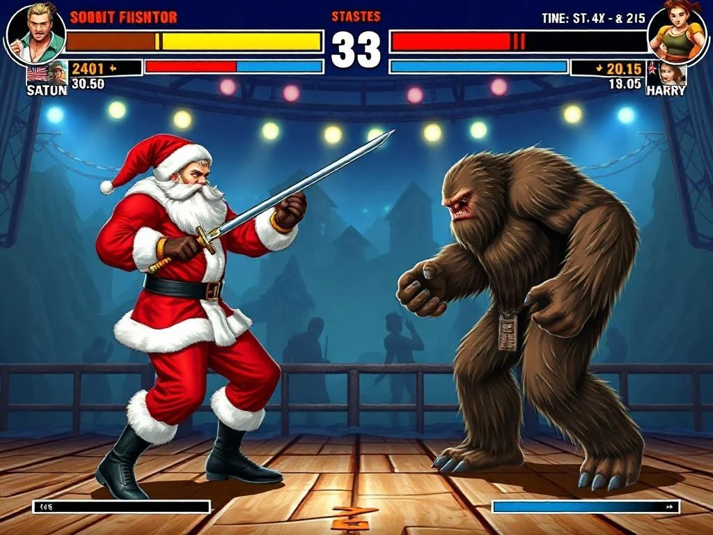 BIG FOOT vs Santa picture 13 of 18