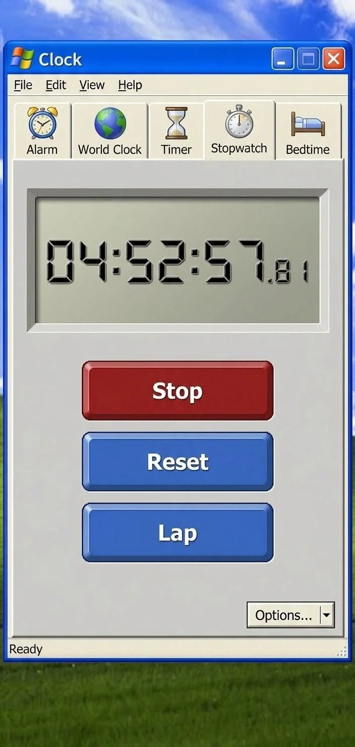 What the Google Clock might have looked like back then on Windows XP picture 2 of 2