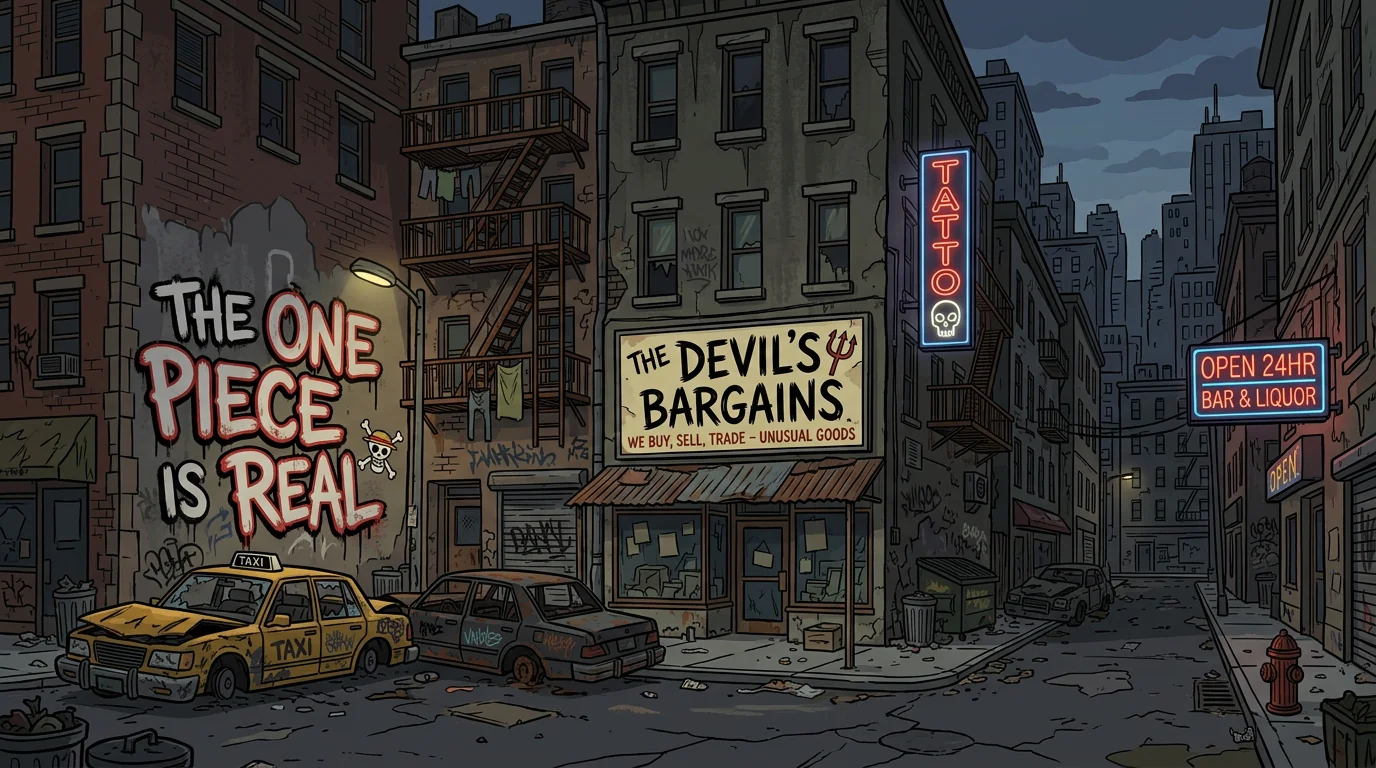 Some apocalyptic city buildings from Adobe Firefly picture 2 of 5