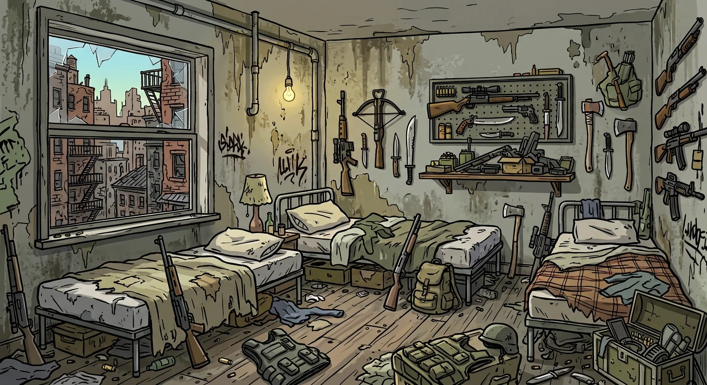 Some apocalyptic city buildings from Adobe Firefly picture 4 of 5