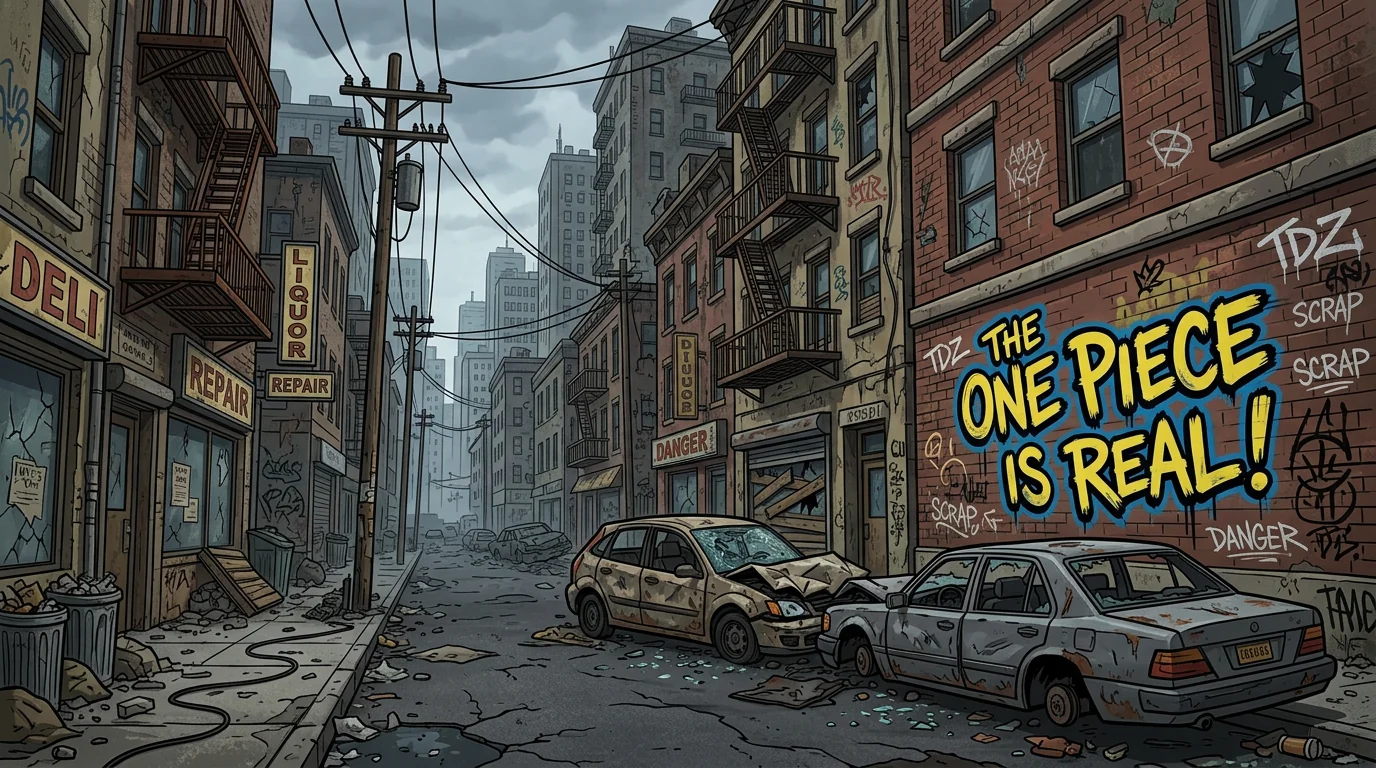 Some apocalyptic city buildings from Adobe Firefly picture 5 of 5