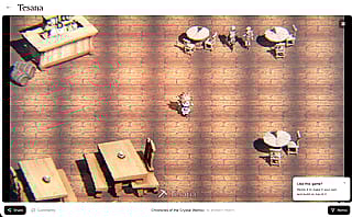 Retro style AI game'