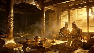 The golden teahouse'