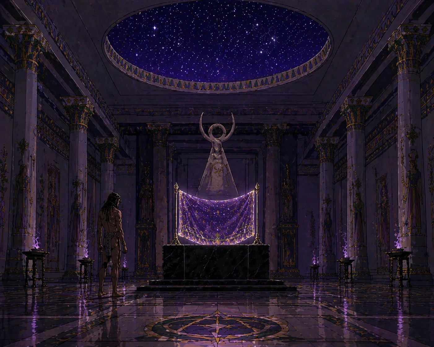 The Night Mâtho Stole the Zaïmph (The Veil of Tanit) - Salammbô picture 1 of 1