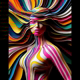 My love, she comes in colors. You can tell her by the clothes she wears.'