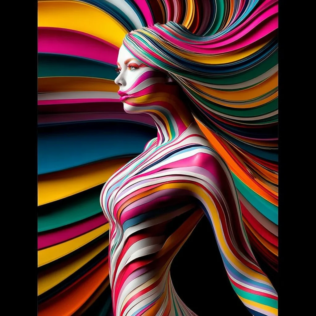 My love, she comes in colors. You can tell her by the clothes she wears. picture 5 of 8