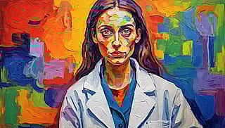 Lab Coat Painting #6'