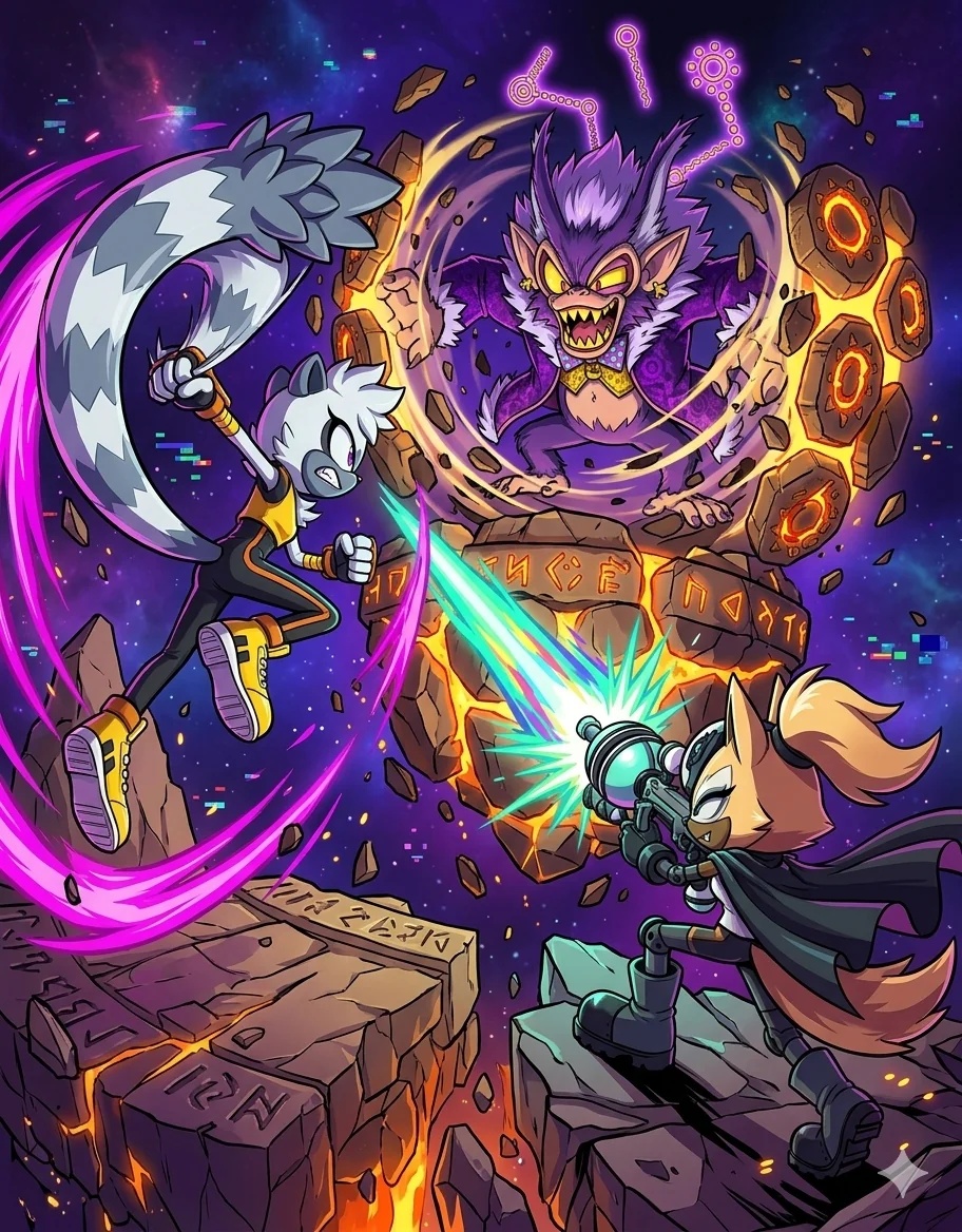 Tangle and Whisper vs Void Kong picture 1 of 1