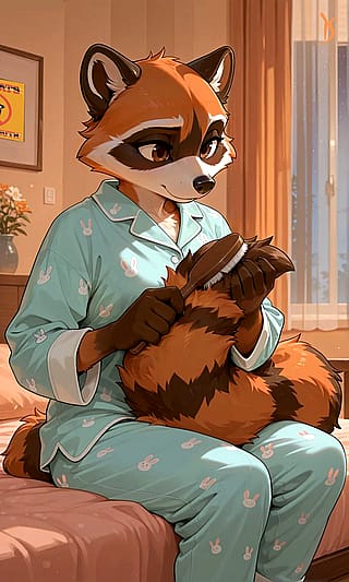 Tail care before bed is important'